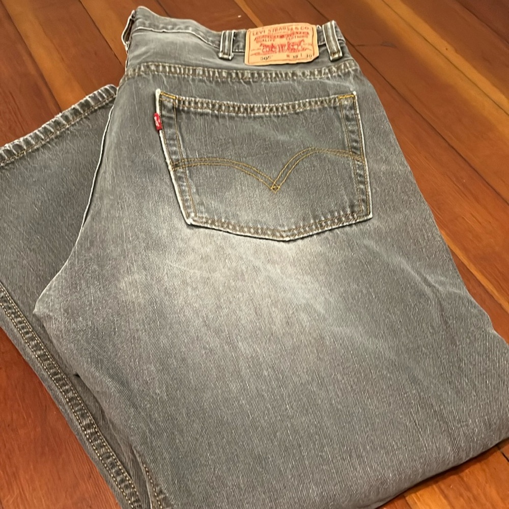 Men’s Levi’s Jeans, 505, grey, 38x30